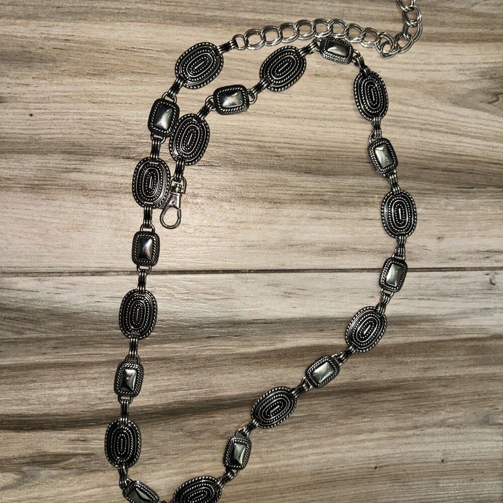 Vintage Silver Chain Belt
